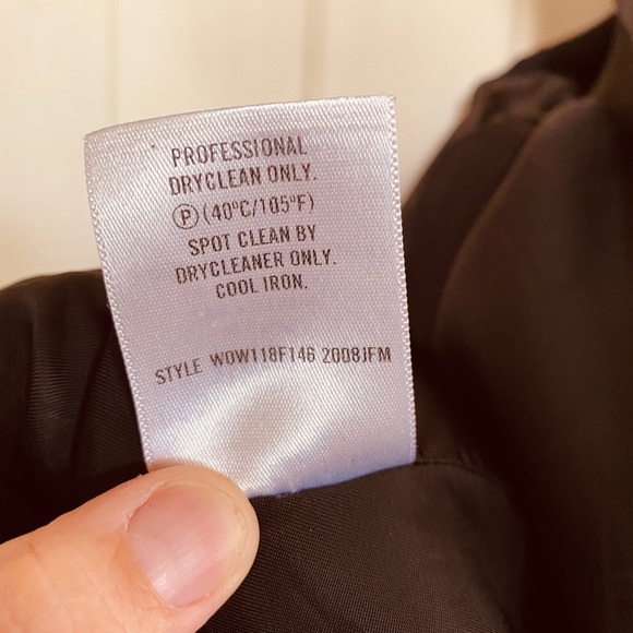 🌱 COUNTRY ROAD Sz L Red Wool Military Style Coat - Picture 8 of 12